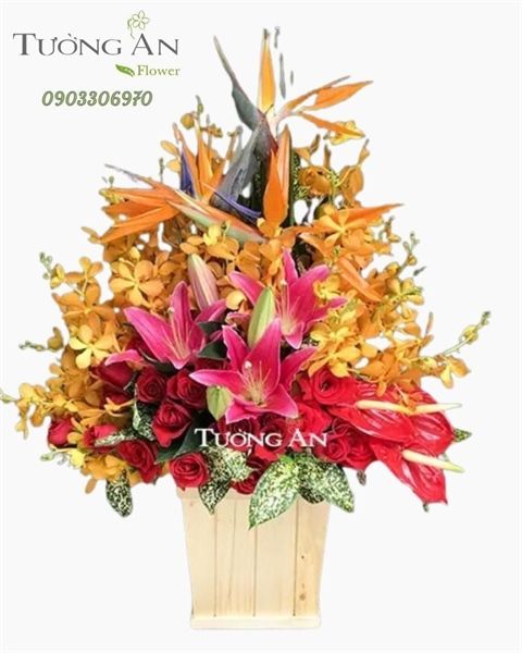  Hộp Hoa Chúc Mừng - B109 