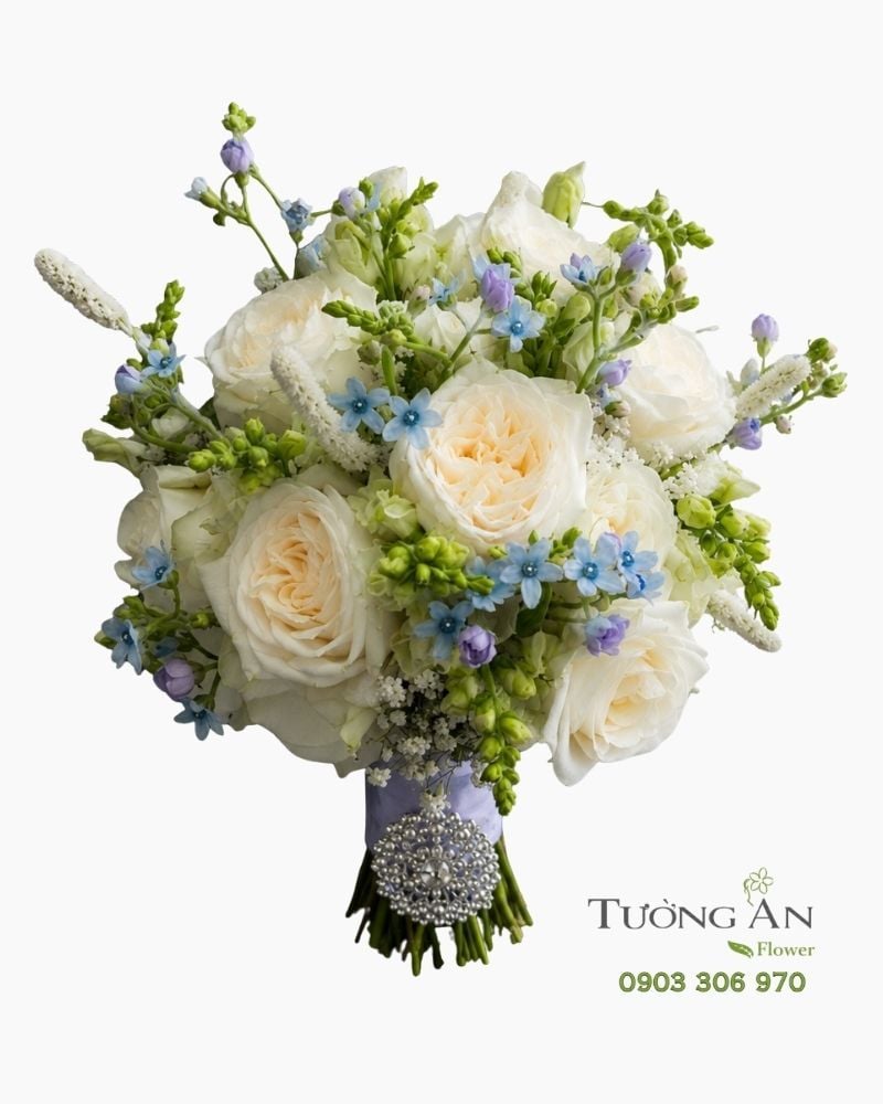  Bó Hoa Cưới Sương Mai Tinh Khôi - BHC20 