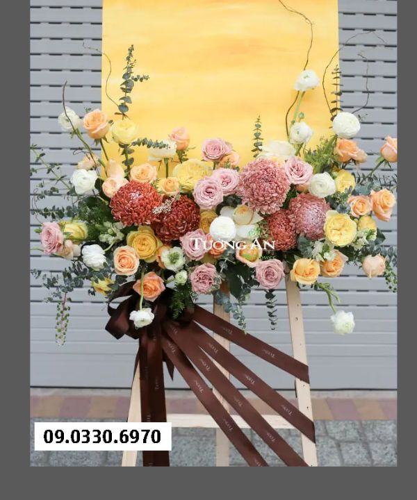  Kệ Hoa Mừng Kỷ Niệm Ngày Thành Lập - B457 