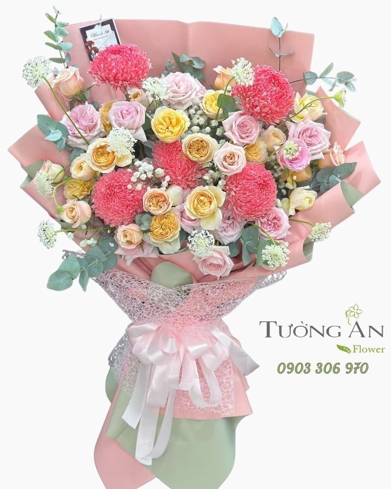  Bó Hoa Sắc Xuân Rạng Rỡ - HBD67 