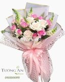  Bó Hoa Son Hồng - A183 