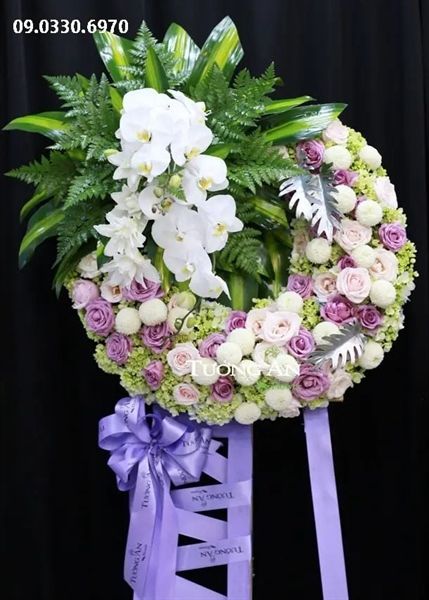  Vòng Hoa Viếng Người Lớn Tuổi - B328 