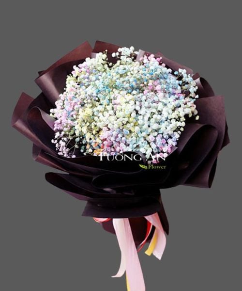 Bó Hoa Baby Rainbow