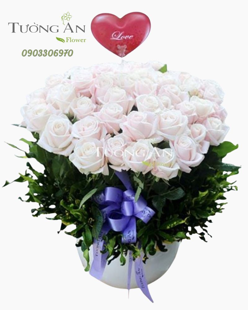  Bình Hoa Áo Hồng - S224 