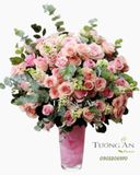  Bình Hoa Môi Hồng - S592 