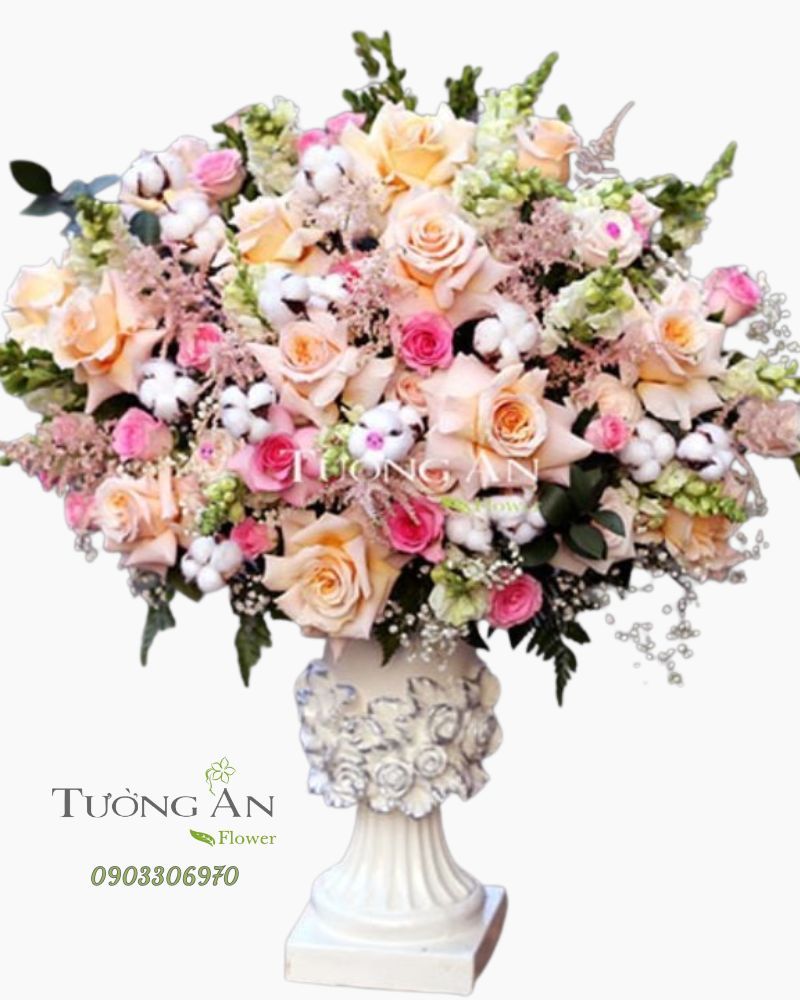  Bình Hoa Nắng Hồng - S739 