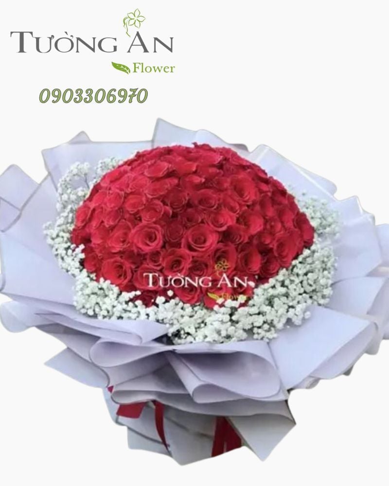  Bó Hoa 99 Hoa Hồng - B55 