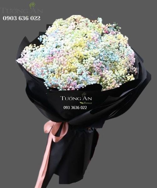 Bó Hoa Baby Rainbow