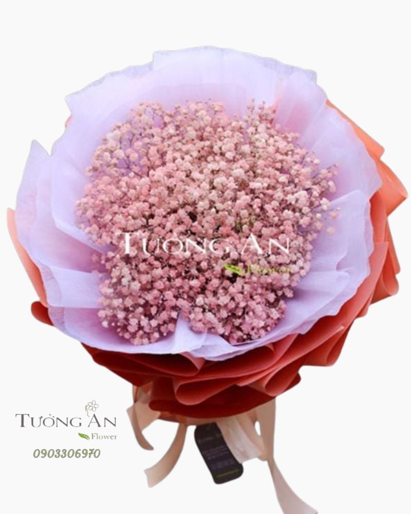  Bó Hoa Baby Hồng - S523 
