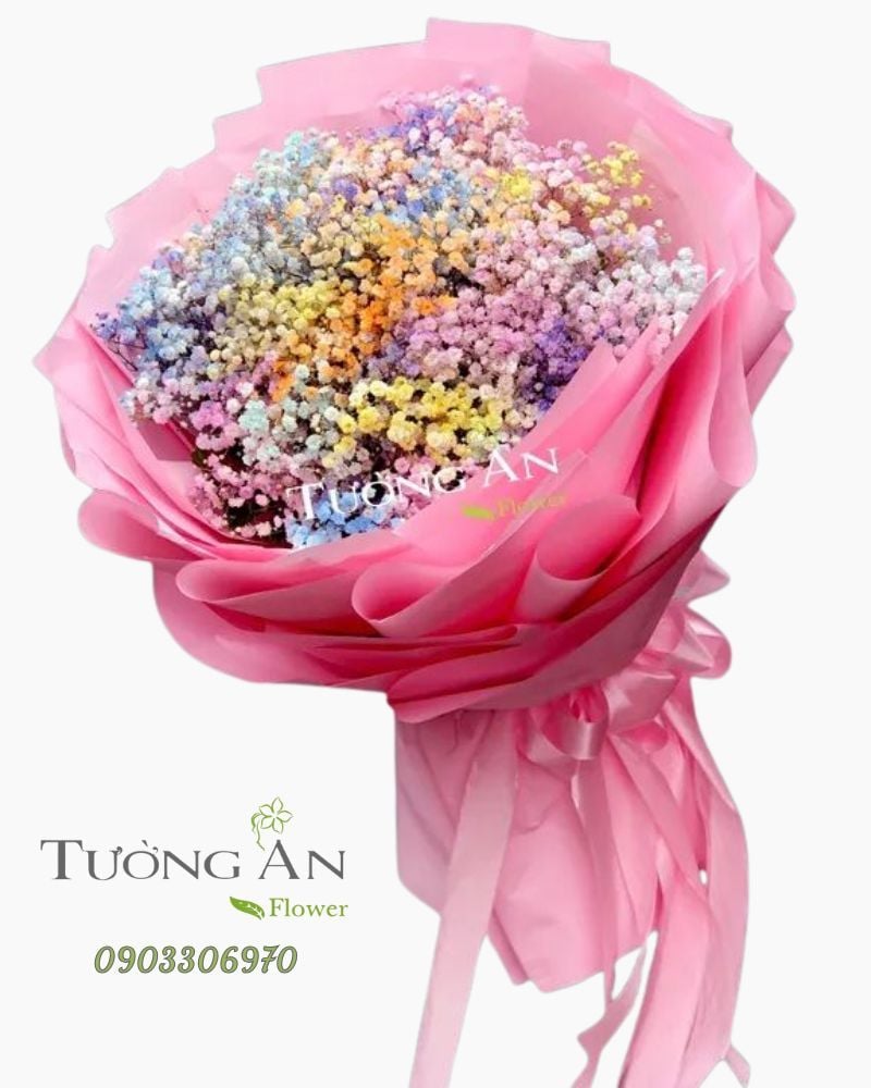  Bó Hoa Baby Rainbow - A3 