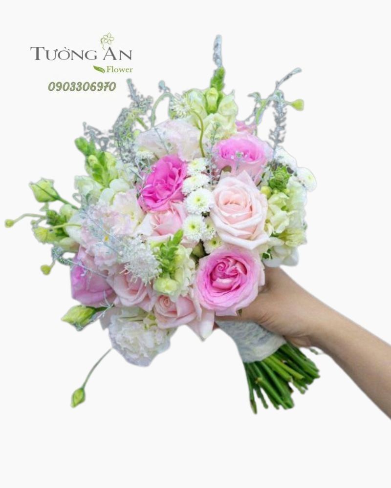  Bó Hoa Cưới Hương Tình Nhẹ Bay - HC01 