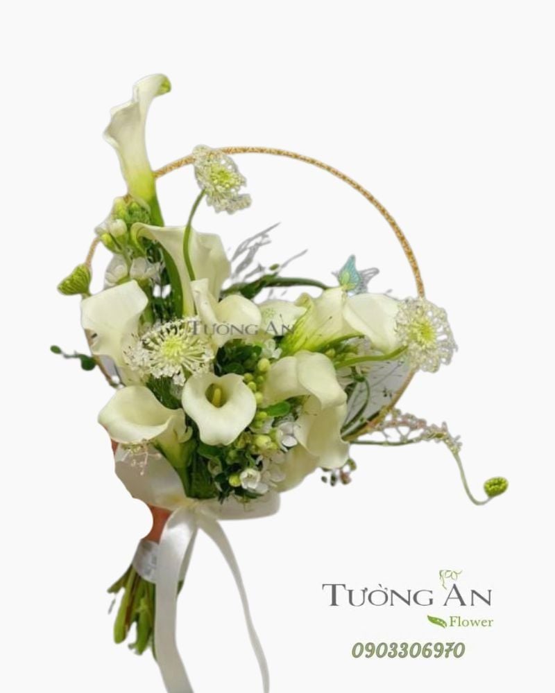  Bó Hoa Cưới Ký Ức Màu Trắng - HC20 