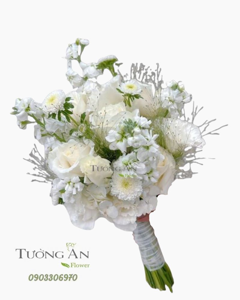  Bó Hoa Cưới Nắm Lấy Tay Anh - HC40 