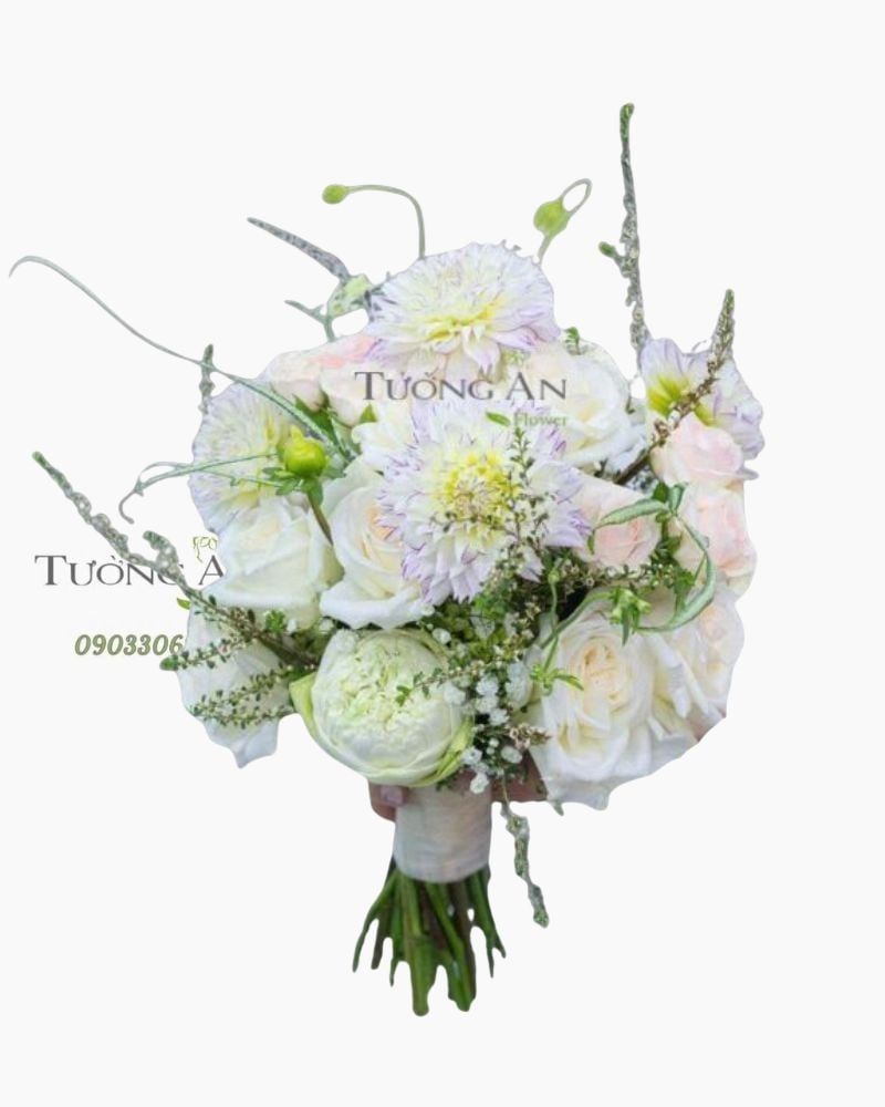  Bó Hoa Cưới Nốt Nhạc Thầm Lặng – HC04 