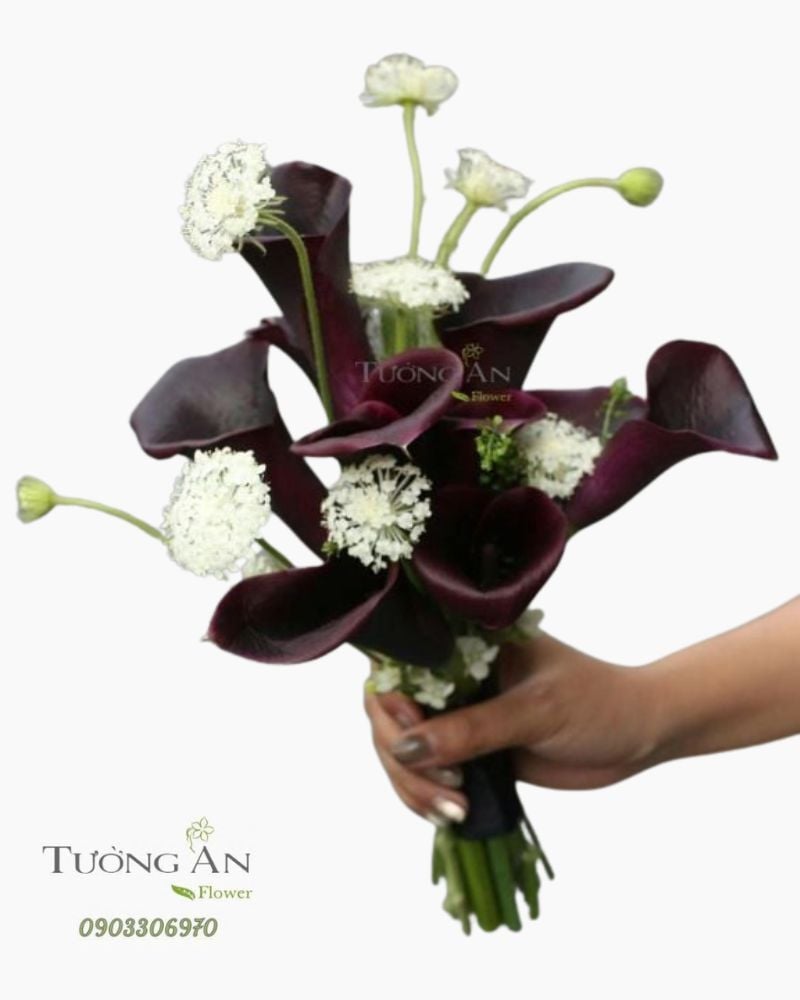 Bó Hoa Cưới Rum Đỏ - HC35 