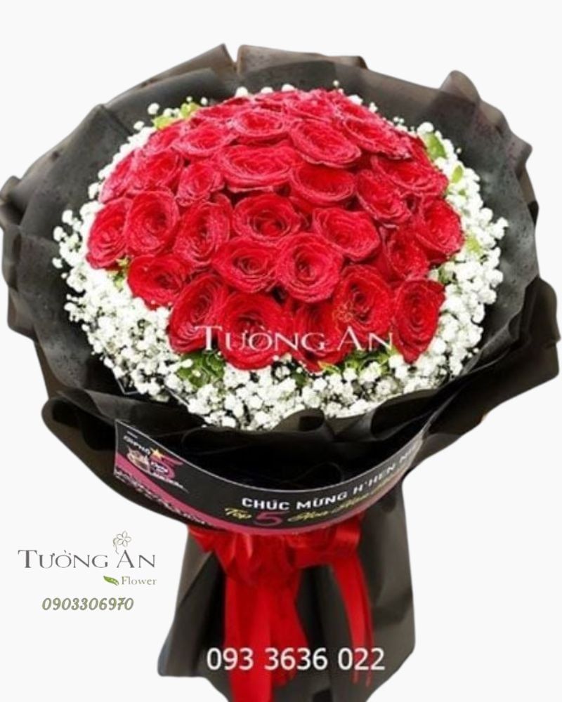  Bó Hoa Hồng Đỏ Rednaomi - S214 