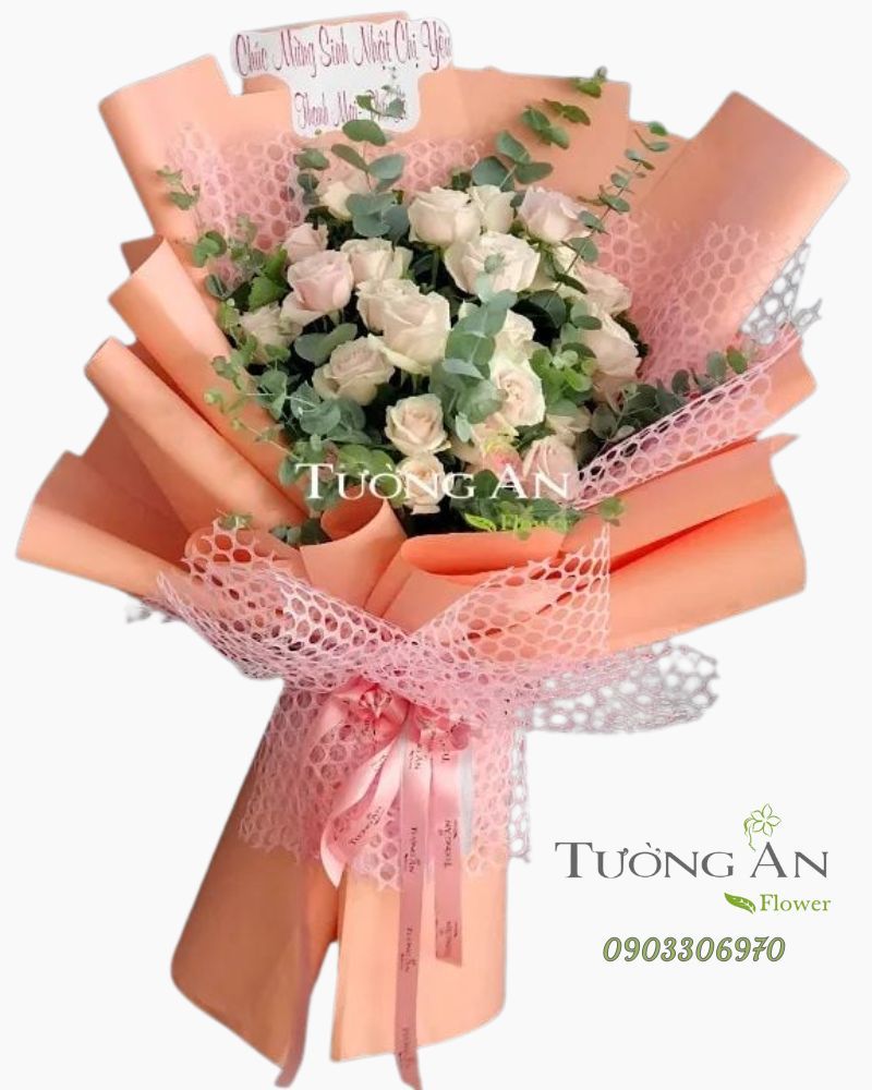  Bó Hoa Hồng Hoa - A163 