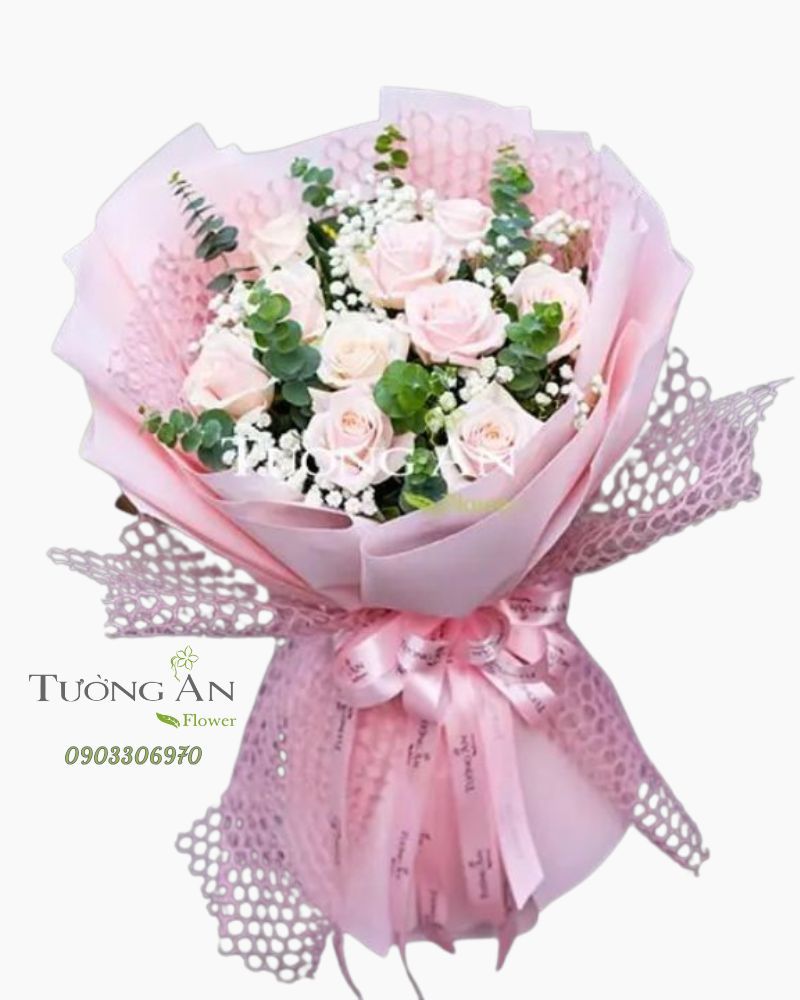  Bó Hoa Hồng Pastel - B01 