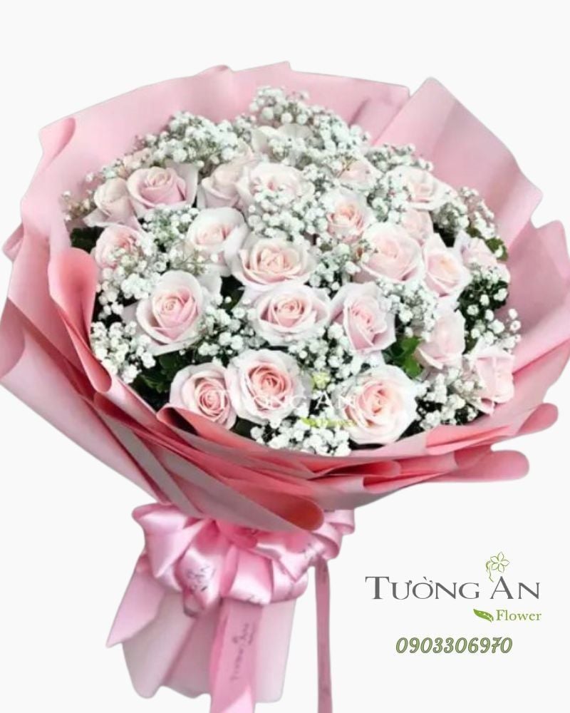  Bó Hoa Hồng Pastel - B43 