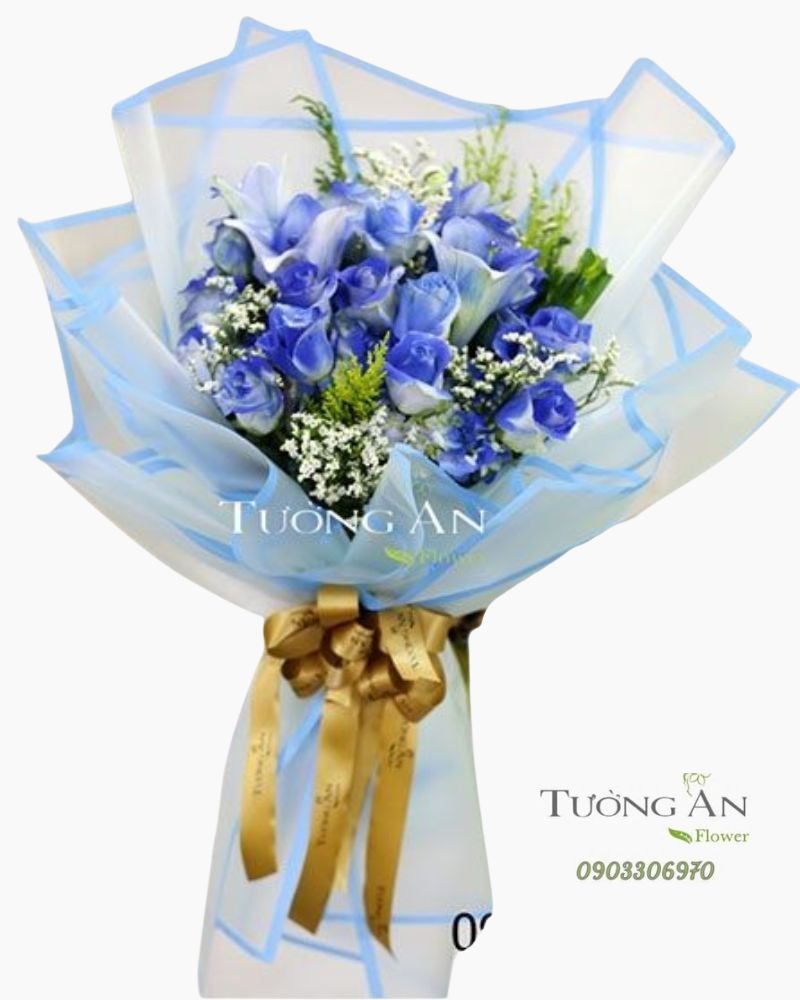  Bó Hoa Hồng Xanh - S125 