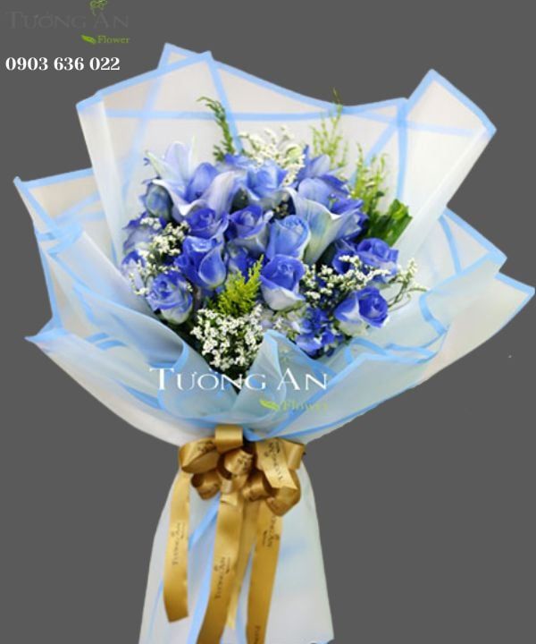  Bó Hoa Hồng Xanh - S125 