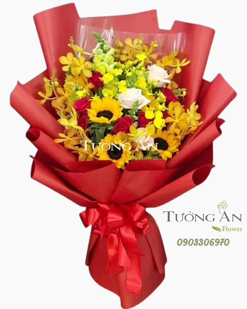  Bó Hoa Lời Cám Ơn - A164 