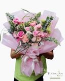  Bó Hoa Má Hồng - S551 