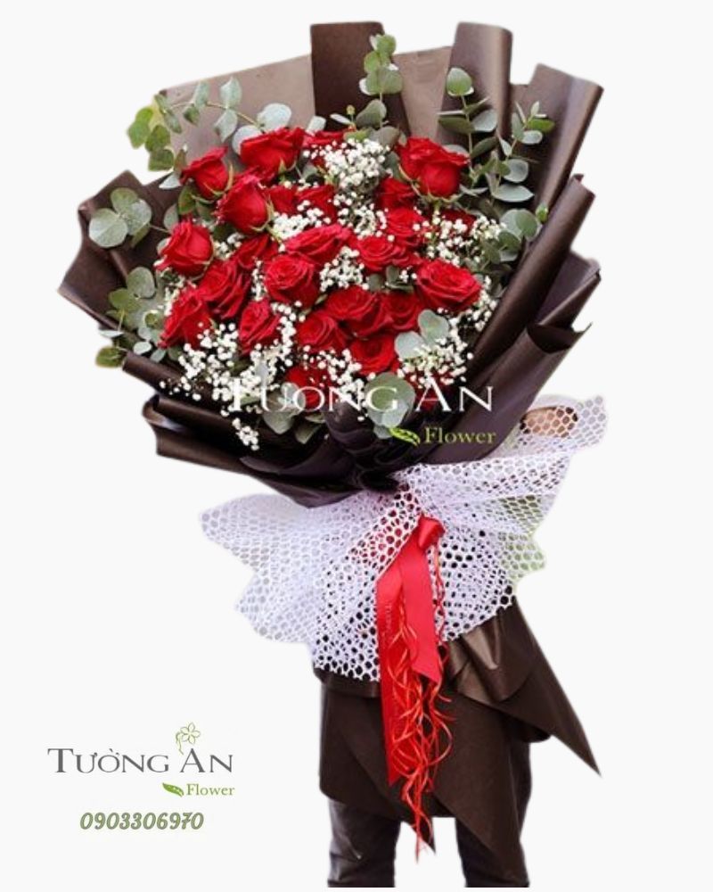  Bó Hoa Tình Nồng Thắm - S553 