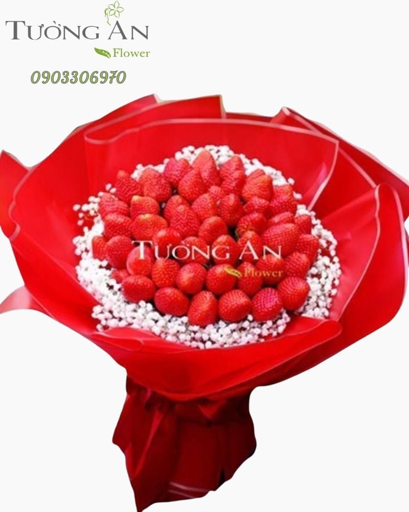  Bó Hoa Trái Cây Dâu Ơi - S603 