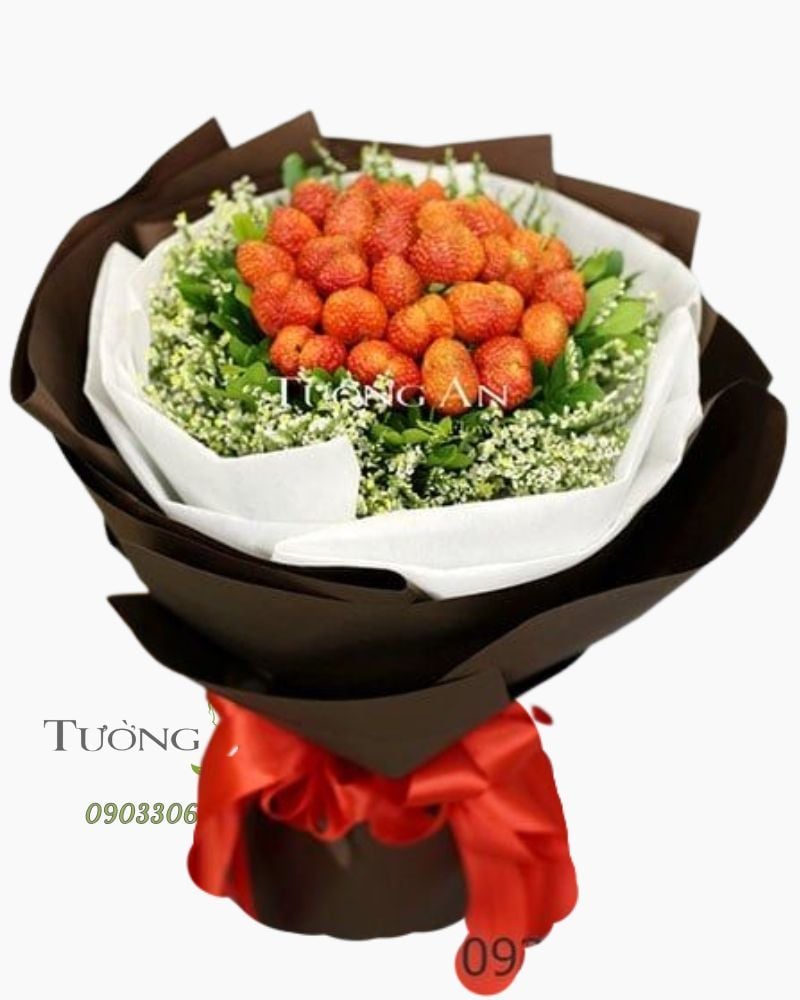  Bó Hoa Trái Cây Dâu Tây - S603 
