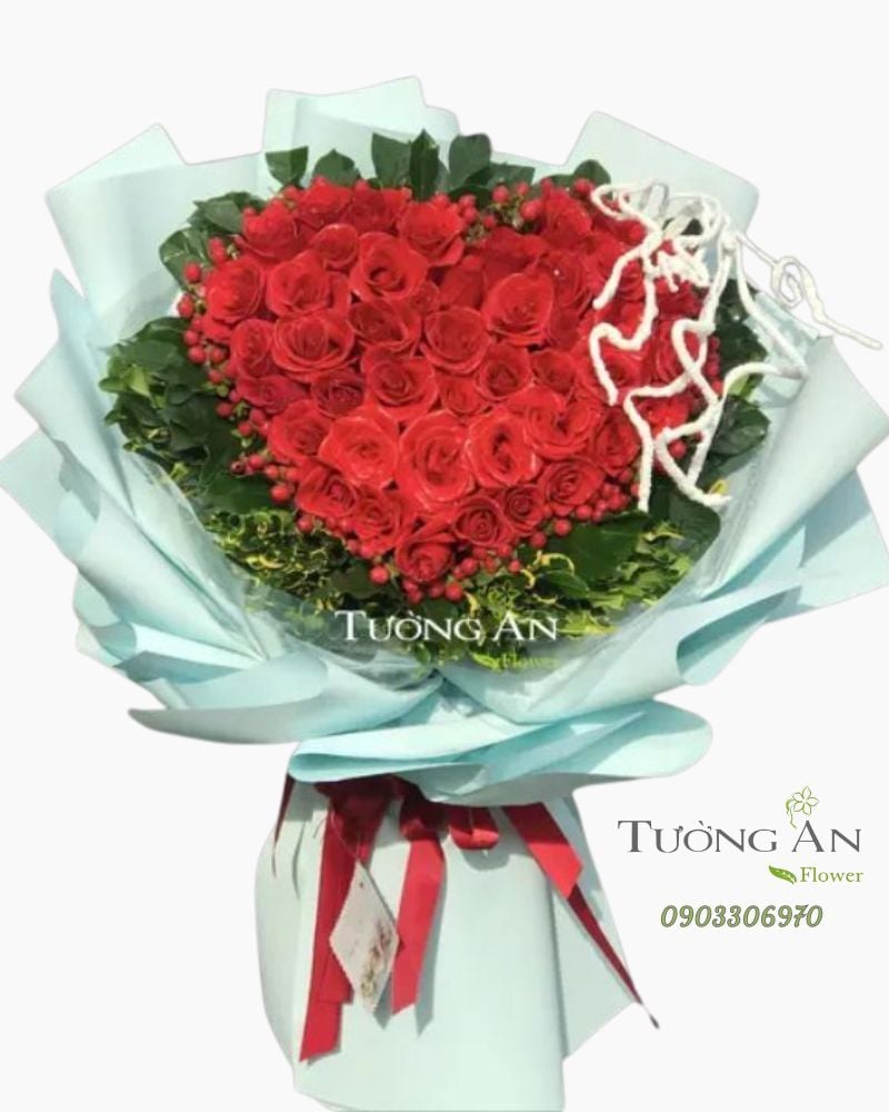  Bó Hoa Trái Tim - B49 