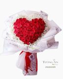  Bó Hoa Trái Tim Nồng Cháy - S442 