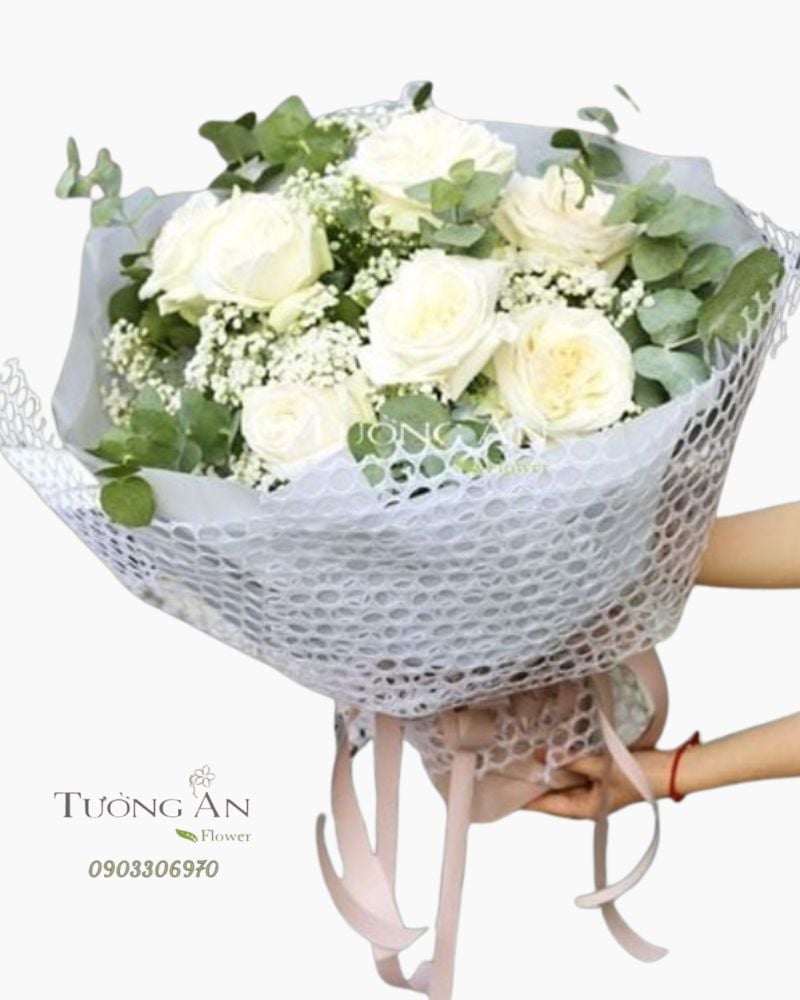  Bó Hoa Trong Trắng - S202 