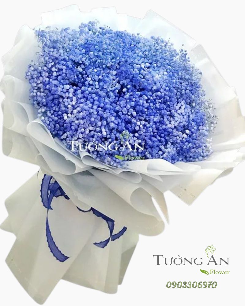  Bó Hoa Xanh Biển - A4 