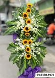  Vòng Hoa Chia Buồn Hướng Dương - B209 