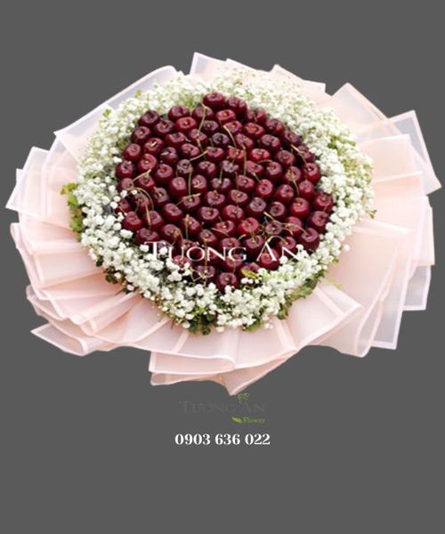 Bó Hoa Trái Cây Cherry