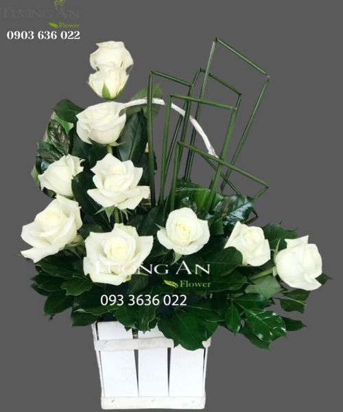 Hộp Hoa Viếng Chia Buồn