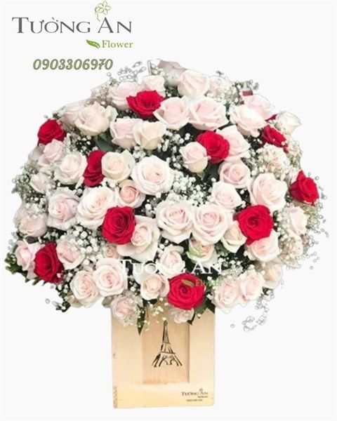  Hộp Hoa Chúc Mừng Sinh Nhật - B108 