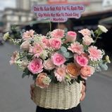  Giỏ Hoa Nắng Nhẹ Ban Mai - GH12 