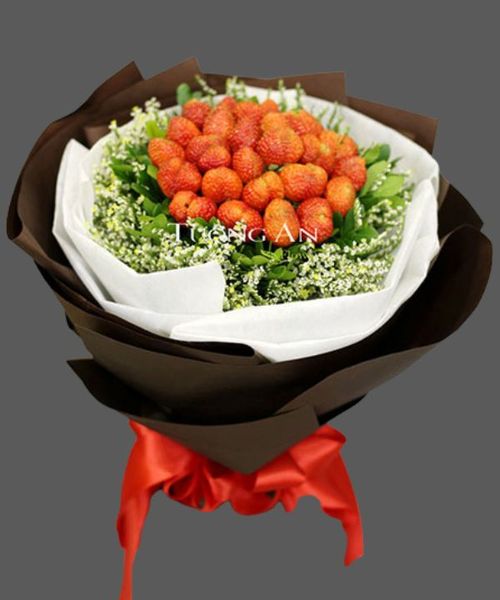 Bó Hoa Trái Cây Dâu Tây