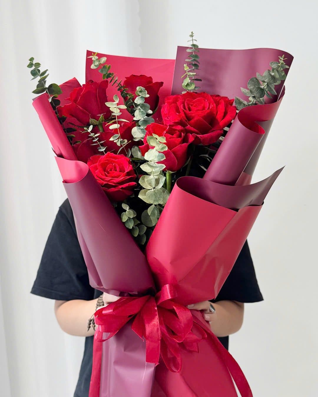  Bó Hoa Đỏ Nhung Quyến Rũ - HBD71 