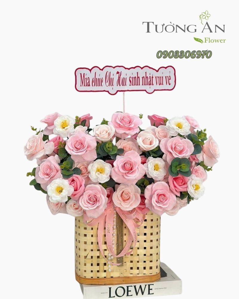  Bó Hoa Sáp Ngọt Ngào Tuổi Mới - HST18 