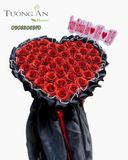  Bó Hoa Sáp Trái Tim Đỏ Bất Diệt - HST20 