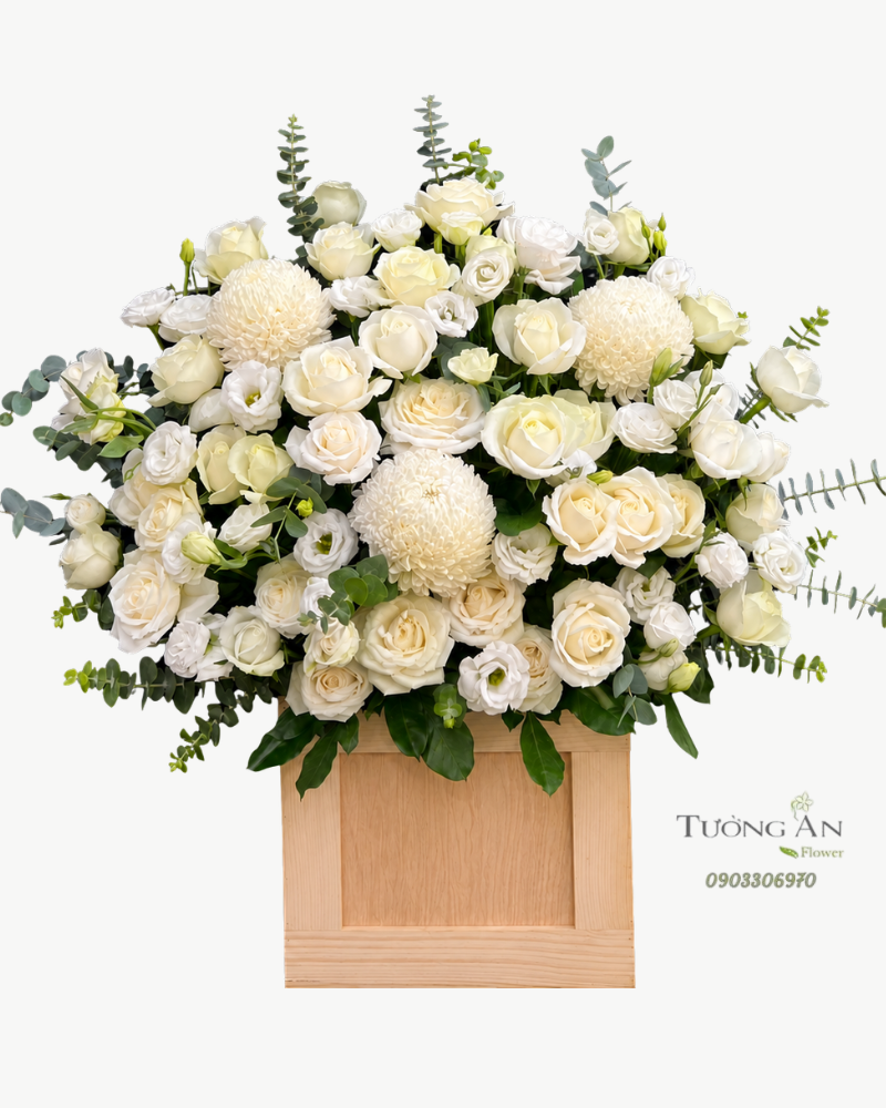  Hoa Cắm Hộp Ánh Tinh Khôi - HCH143 