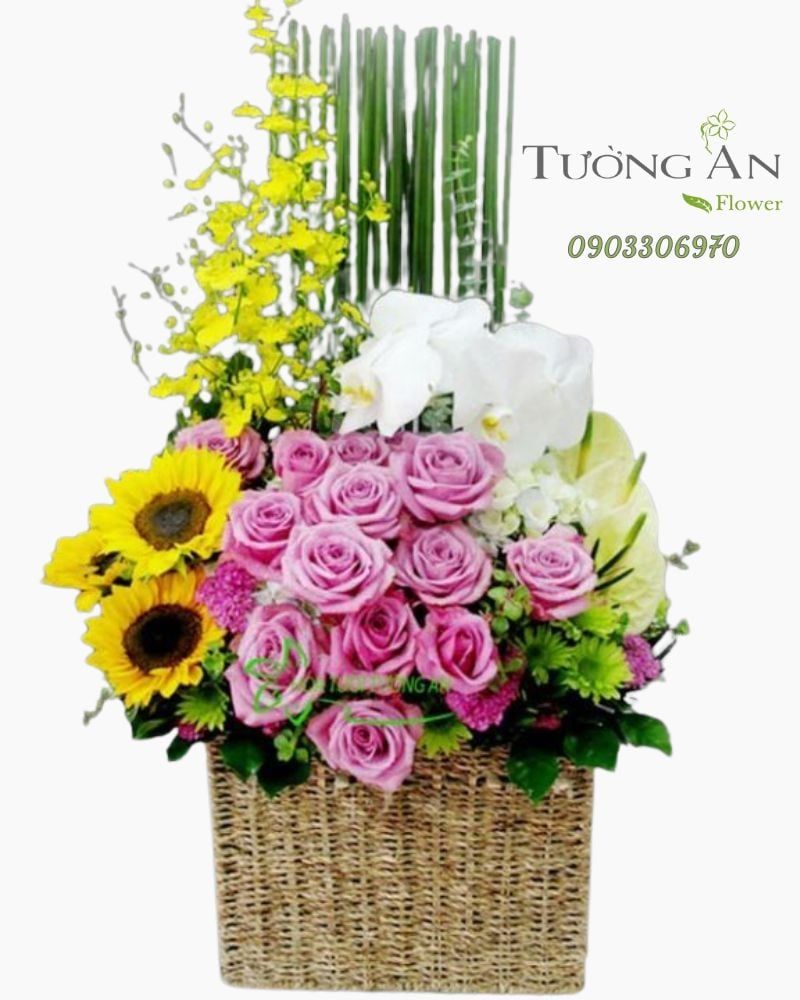  Giỏ Hoa Bé Xinh - S568 