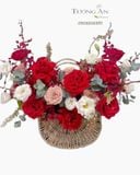 Giỏ Hoa Đỏ Mê Hoặc - MM183 