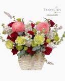  Giỏ Hoa Hòa Sắc Rạng Ngời - MM184 