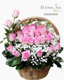  Giỏ Hoa Hồng Dâu - S73 