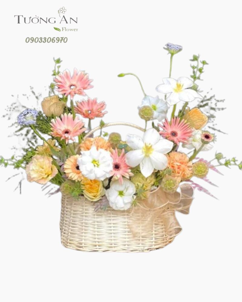  Giỏ Hoa Mộng Mơ - MM190 