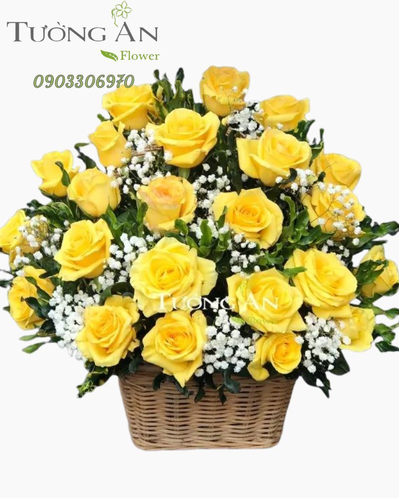  Giỏ Hoa Nắng Ban Mai - A310 